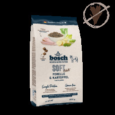 Сухий корм для собак Бош Софт Плюс з фореллю та картоплею (0,8 кг), Bosch Soft Plus Adult Trout & Potato (0,8 кг)