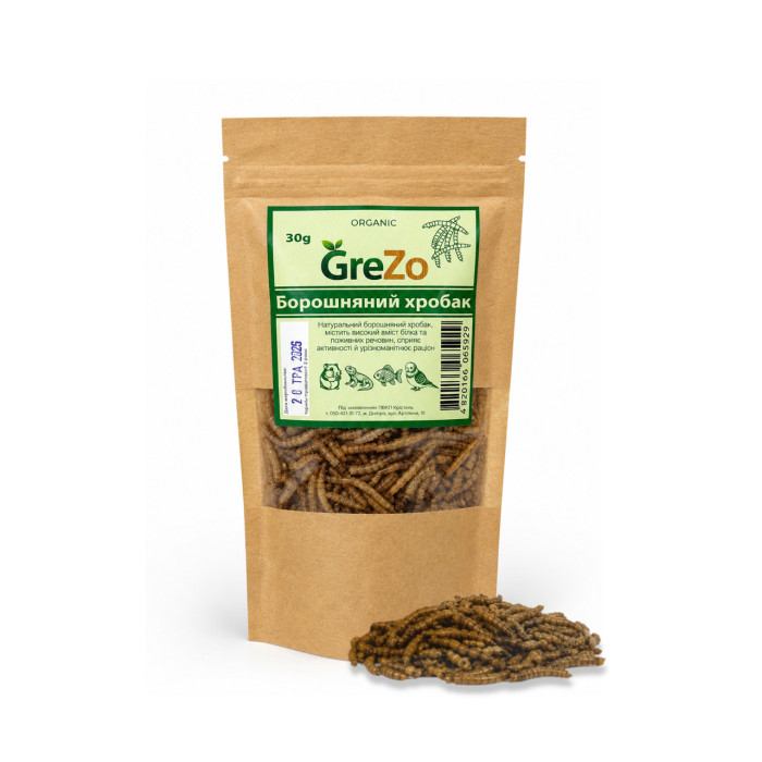 Борошняний хробак GreZo (30 г)