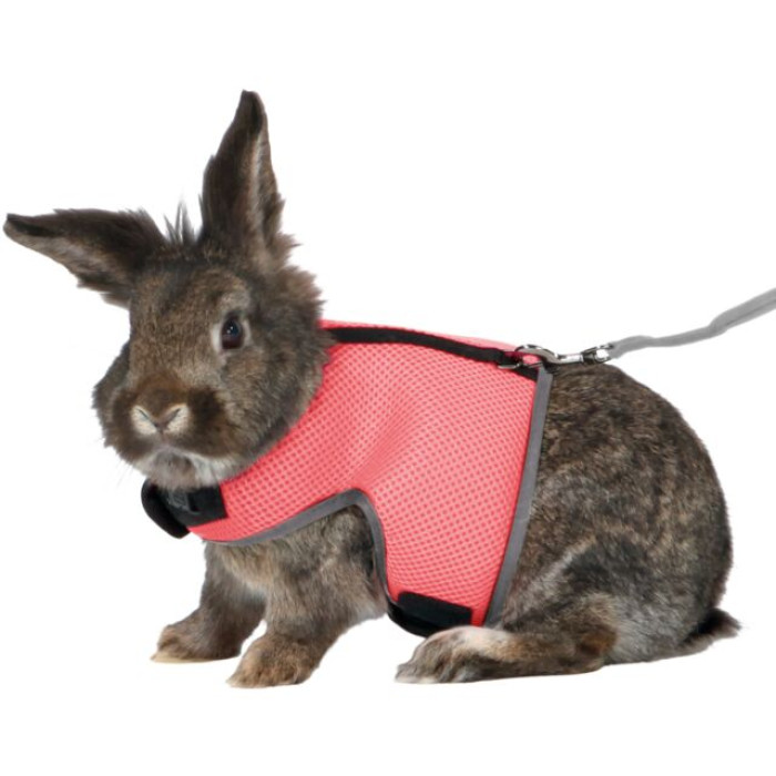 Шлейка-жилетка м'яка з повідцем для кроликів TRIXIE