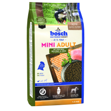 Сухий корм для собак Бош Міні Едалт з птицею та зерновими (1 кг), Bosch Mini Adult Poultry and Millet