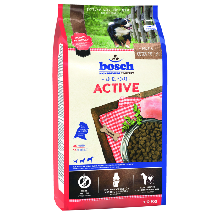 Сухий корм для собак Бош Актів (1 кг), Bosch Active