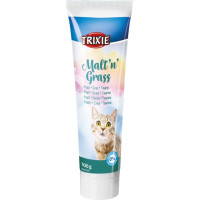 Ласощі для котів Trixie, паста з травою, солодом та таурином (100 г)