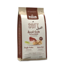 Напіввологий корм для собак Бош Софт з качкою та картоплею, Bosch Adult Soft Plus Land Duck & Potato (2,5 кг)