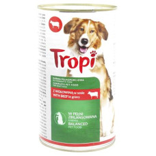 Консерва для собак Tropi зі смаком яловичини (1,240)