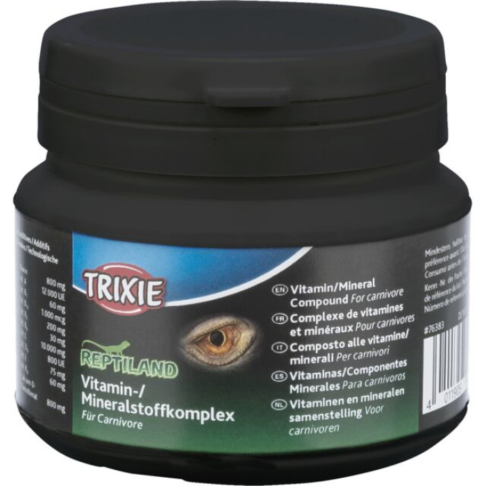 Вітамінно-мінеральна суміш для м'ясоїдних рептилій Trixie (80 г)