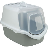 Туалет - будиночок для котів TRIXIE Vico Open Top (40 х 40 х 56 см) сірий