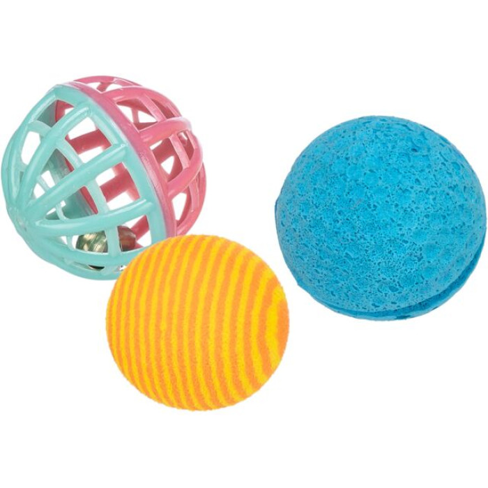 Набір іграшкових м'ячів для котів Trixie (4 см)