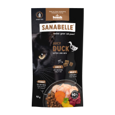 М'який корм Sanabelle Juicy з качкою для котів (40 г)