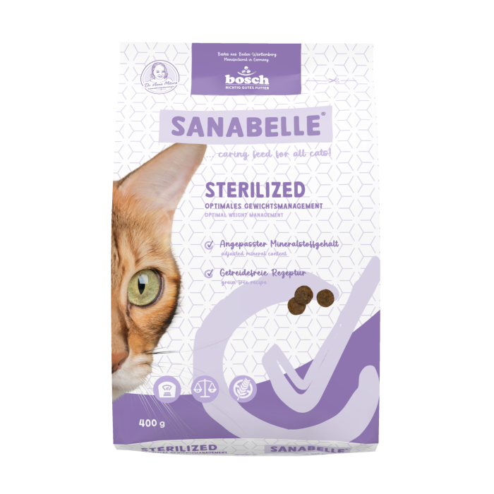 Сухий корм для котів Бош Sterilized (400 гр), Bosch Sanabelle Sterilized (400 гр)