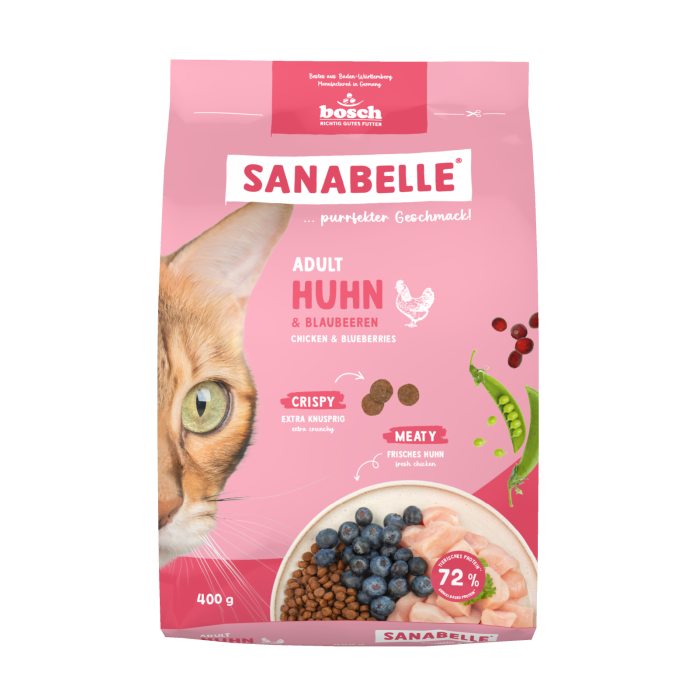 Сухий корм для котів Бош Едалт Курка (400 гр), Bosch Sanabelle Adult Chicken (400 гр)