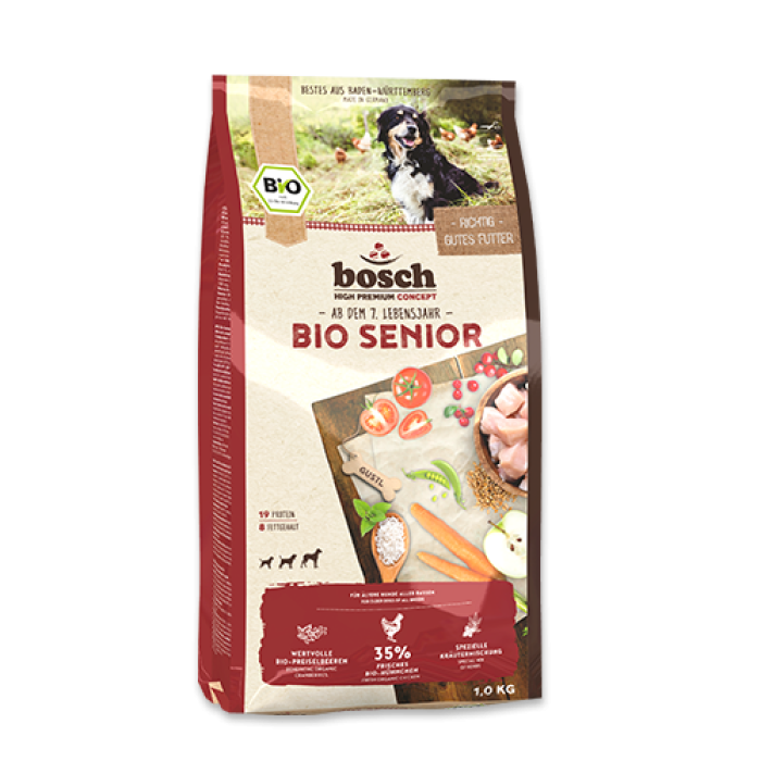 Сухий корм для собак Бош БІО Сеньйор (1 кг), Bosch BIO Senior (1 кг)