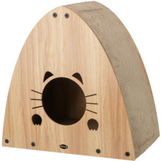 Драпак - будиночок TRIXIE для котів (48 × 48 × 28 см) (світло-коричневий)