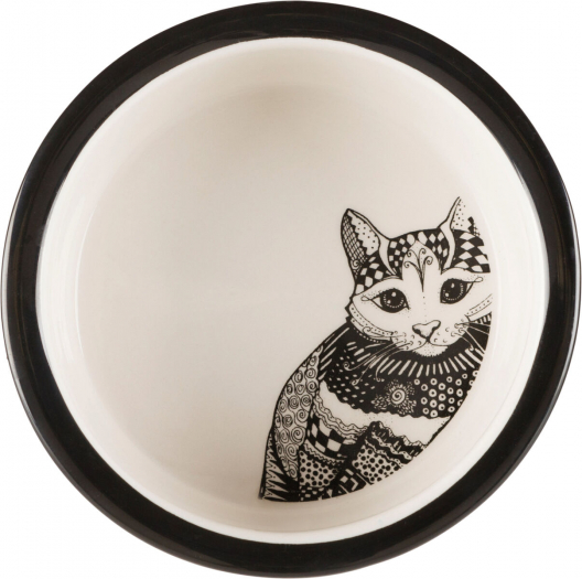 Керамічна миска для котів (0.3л/12см) - 2