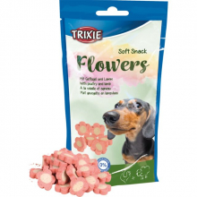 Лакомства для собак Trixie "Flowers", мясное ассорти (75 г)