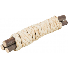 Дерев'яні палички із соломою для гризунів (15х3см)