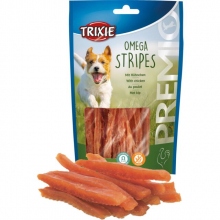 Лакомства для собак Trixie "Omega Stripes", со вкусом курицы (100 г)