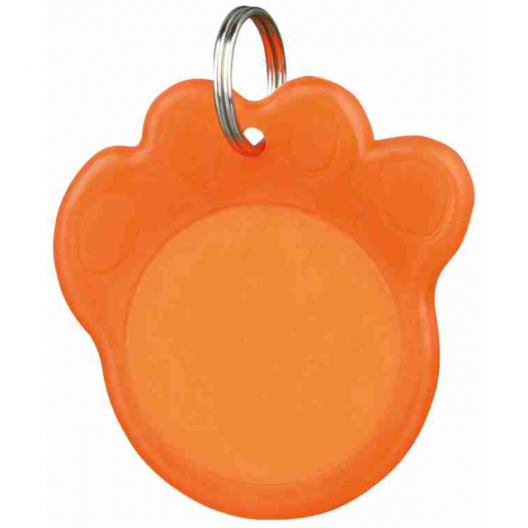Медальйон-адресник для собак (помаранчевий) - 2