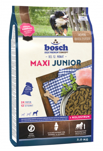Сухий корм для собак (Бош) HPC Юніор Максі (3 кг) - 1