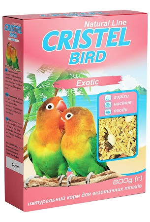 Exotic "Natural Line" корм для середніх папуг та єкзотичних птахів (600 гр) - 1