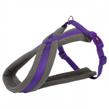 Шлея Premium для собак (фиолетовый, XS-S)