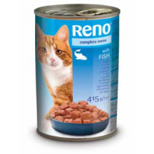 Консервы для котов RENO со вкусом рыбы (415 г)
