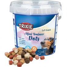 Лакомства для собак Trixie мини подушечки с лососем (500 г)