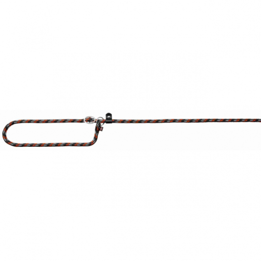 Поводок-полуудавка "Mountain Rope" L-XL для собак (чёрный/оранжевый) - 1