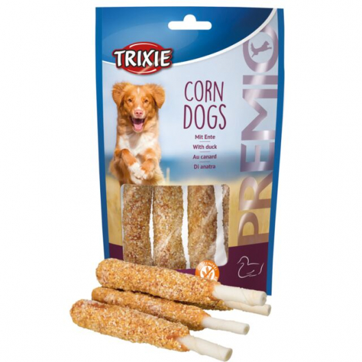 Ласощі для собак Trixie "Corn Dogs", м'ясне асорті (100 г) - 1