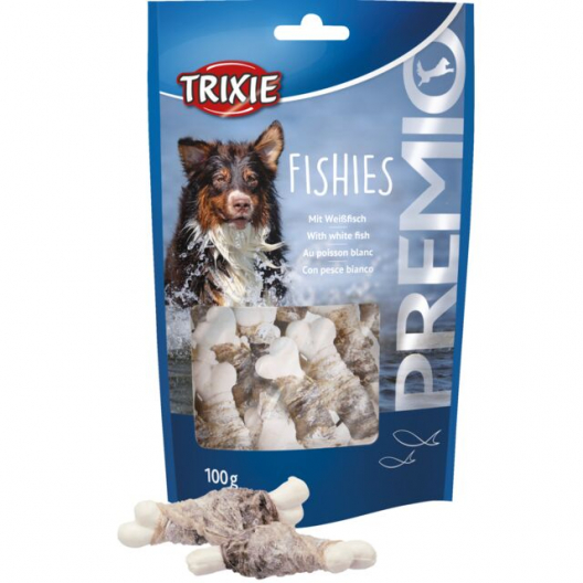 Лакомства для собак Trixie "Fishies", со вкусом рыбы (100 г) - 1