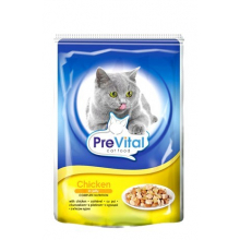 Пауч PreVital с курицей в желе для котов (100 г)