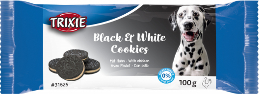 Ласощі печиво "Black & White" для собак (100 г) - 1