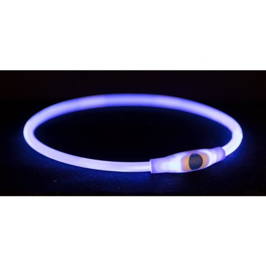 Ошейник светящийся Flash USB L-XL для собак (синий) - 2
