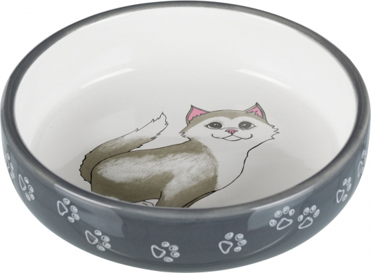 Керамическая миска для котов (0.3 л/15 см) - 1