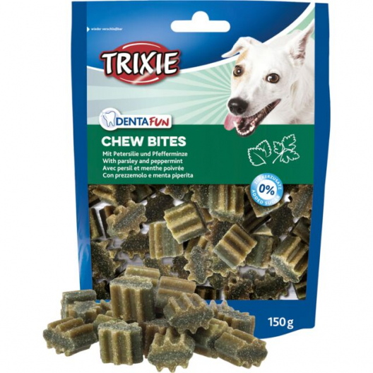 Ласощі для собак Trixie "Denta Fun", з петрушкою та м'ятою (150 г) - 1