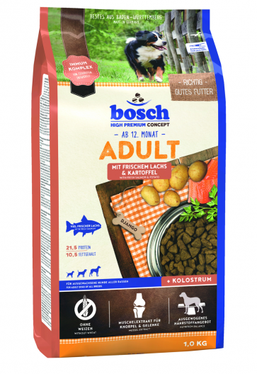 Сухий корм для собак Bosch HPC Adult Лосось та картопля (1 кг) - 1
