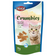 Ласощі "Crumbies" для котів з птицею (60 г)