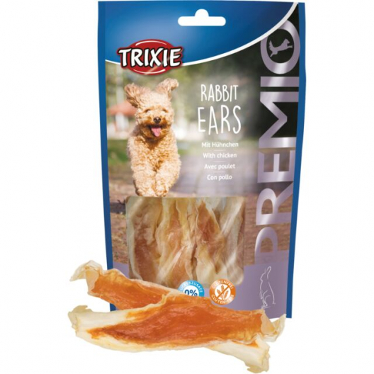 Ласощі для собак Trixie, зі смаком кролячих вух (100 г) - 1