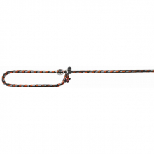Поводок-полуудавка "Mountain Rope" S-M для собак (чёрный/оранжевый)