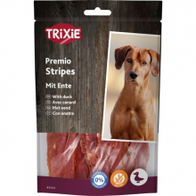 Лакомства "Stripes" для собак Trixie (утка) (100 г)