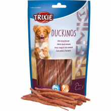 Лакомства для собак Trixie "Duckinos", со вкусом утки (80 г)