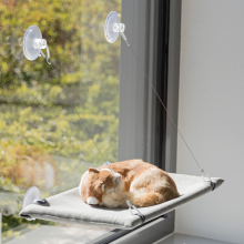 Лежак із кріпленням на вікно, для котів (50х30см)