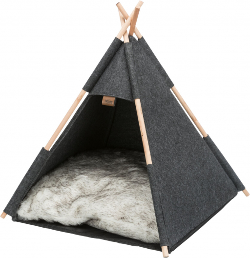 Лежак печера для котів "Tipi" (55х65х55см) - 4