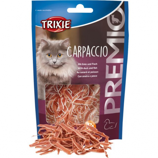 Лакомства для котов Trixie "Carpaccio", со вкусом утки и рыбы (20 г) - 1
