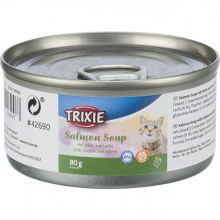 Лакомства для котов Trixie, суп из лосося (80 г)