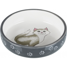 Керамическая миска для котов (0.3 л/15 см)