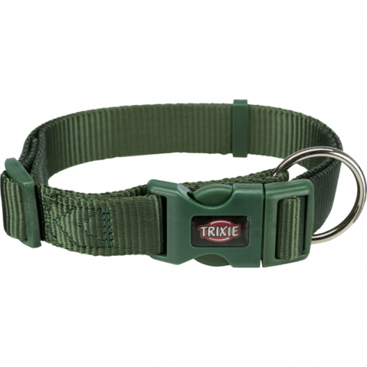 Ошейник Premium L-XL для собак (лесной зелёный) - 1