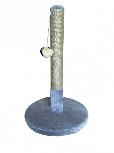 Когтеточка - дряпка Cristel джут на круглой подставке (35 х 55 см) - 1