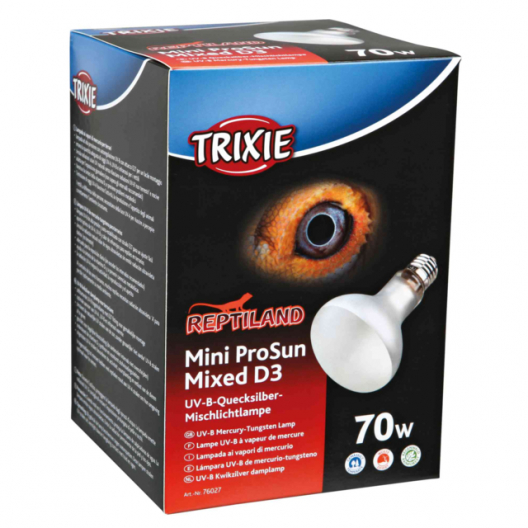 Лампа ProSun Mixed D3 для тераріумів TRIXIE (70Вт) - 1