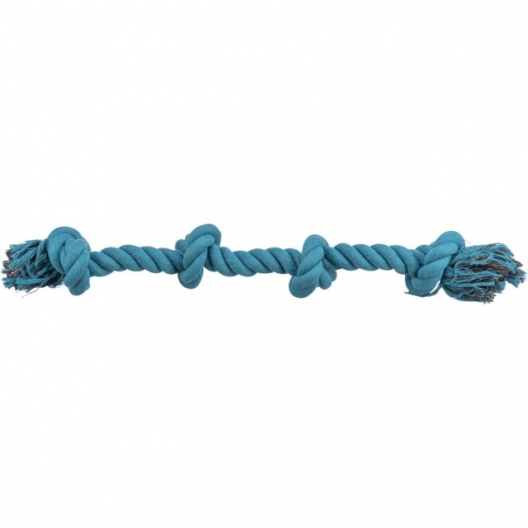 Іграшка мотузка апорт з 4 вузлами для собак - 1