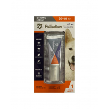 Краплі на холку Palladium Strong Effect для собак 20-40 кг (6 мл)